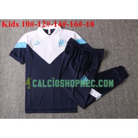 Olympique de Marseille 2020/2021 Bambino Polo da Allenamento M002
